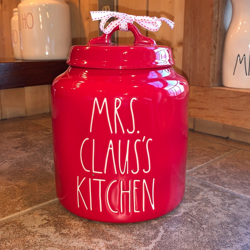 Rae Dunn “Mrs. Claus’s Kitchen” Canister